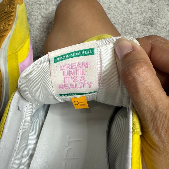 Oncept Montreal Sneakers Yellow Size 6 - Picture 8 of 10